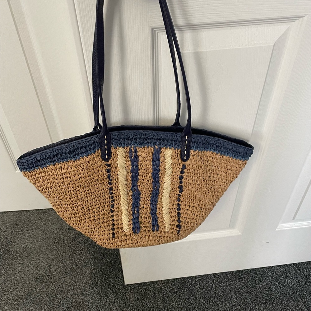 Draper James straw tote